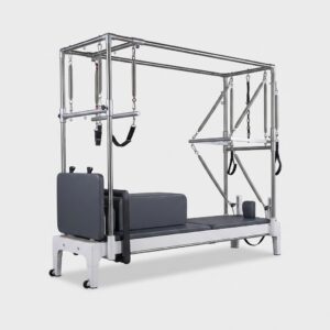 Cadillac Pilates 3-en-1 aluminium blanc – reformer, cadillac et tour