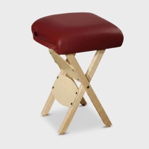 Chaise accessoire Pilates en chêne – exercices d'appui et proprioception