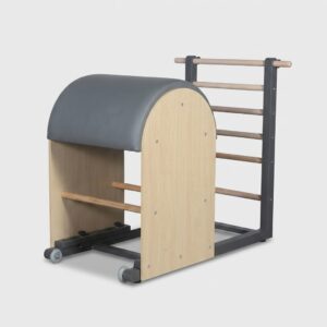 Ladder Barrel Pilates chêne et métal – construction renforcée