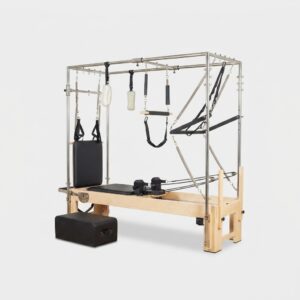 Cadillac Pilates 3-en-1 chêne – reformer, cadillac et tour